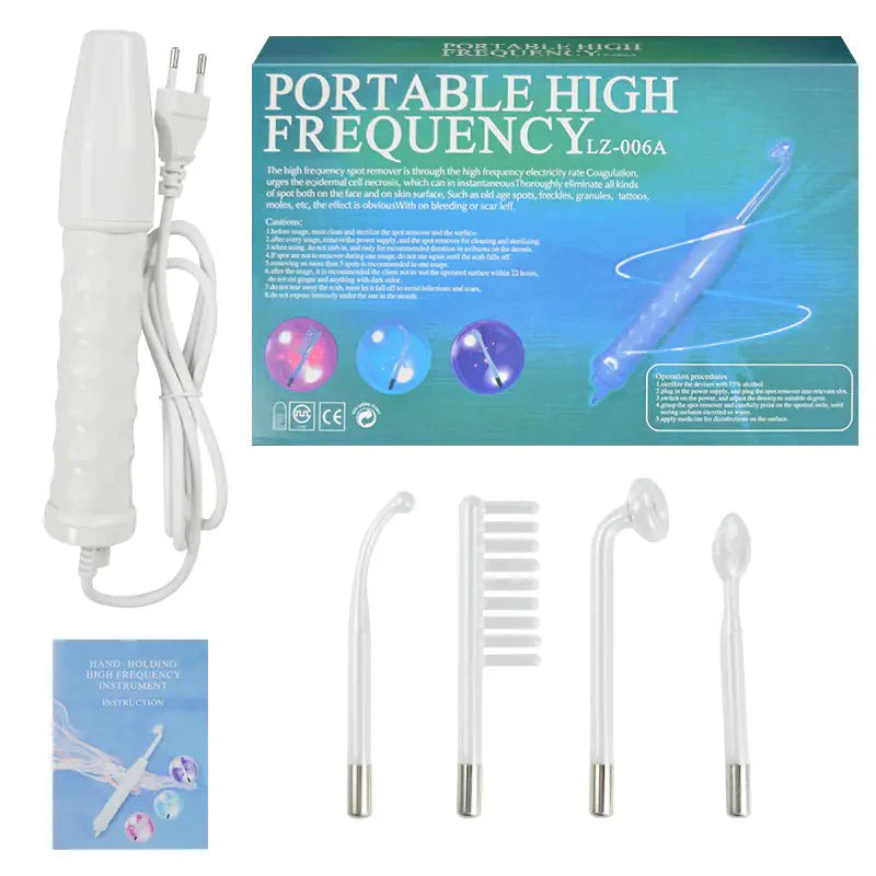 High-Frequency Facial Wand - Acne & Wrinkle Reduction