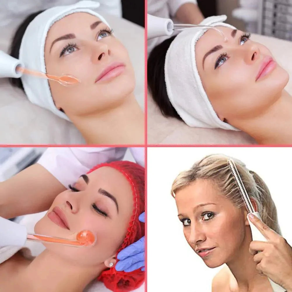 High-Frequency Facial Wand - Acne & Wrinkle Reduction