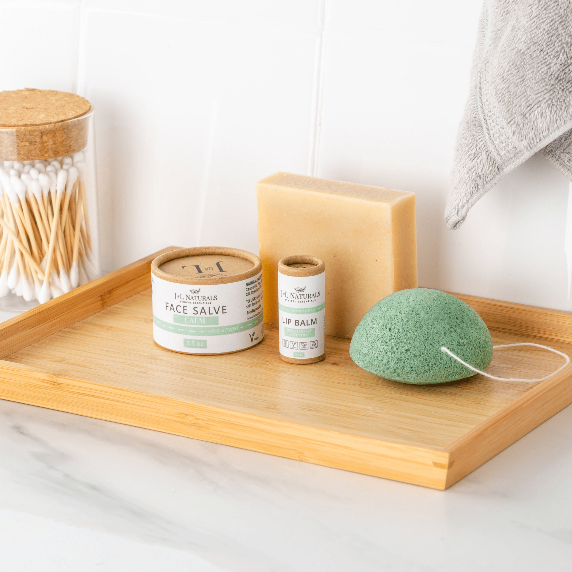 J&L Essentials Skin Regimen Kit (4-Piece Set) – Simple, Sustainable Skincare for Every Type