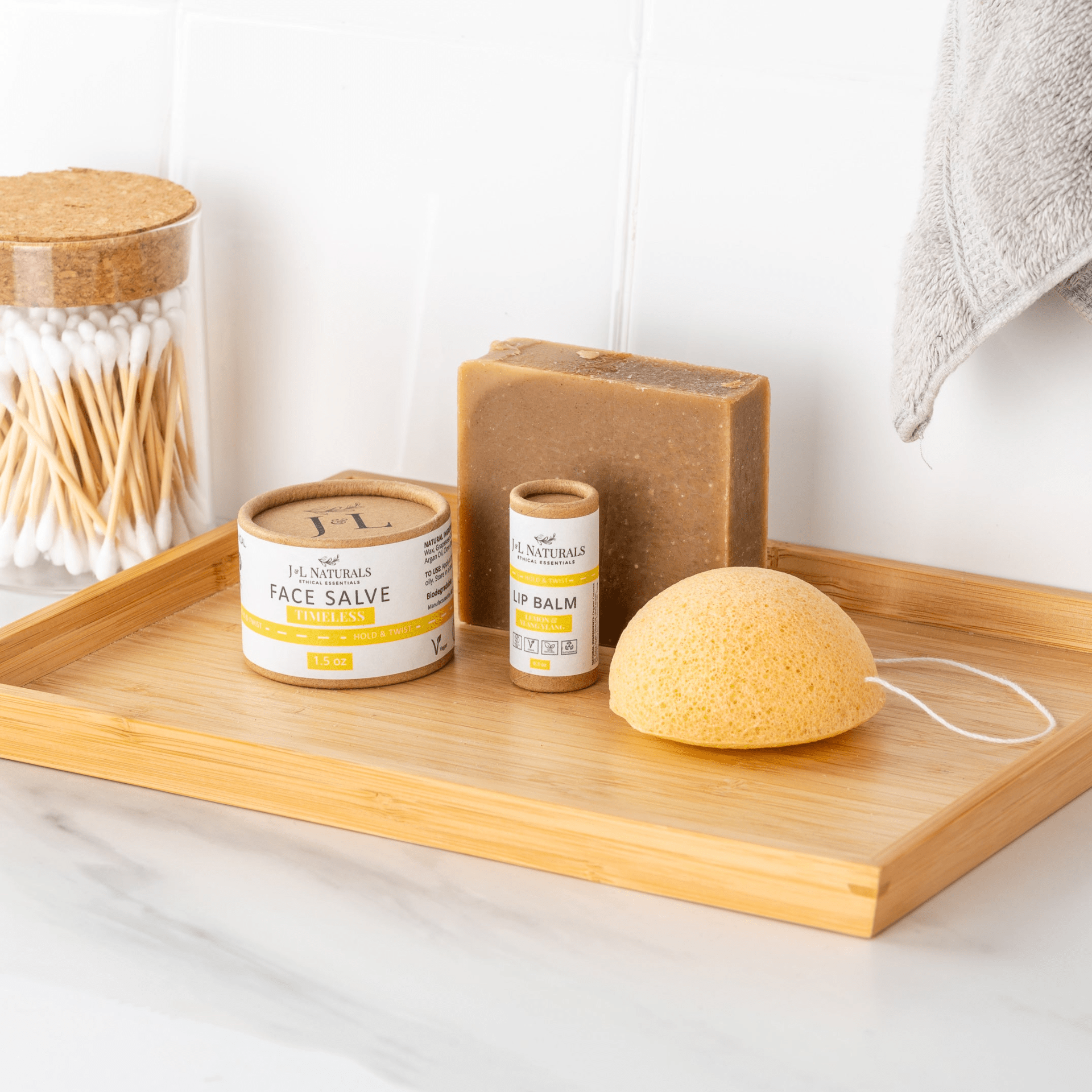 J&L Essentials Skin Regimen Kit (4-Piece Set) – Simple, Sustainable Skincare for Every Type