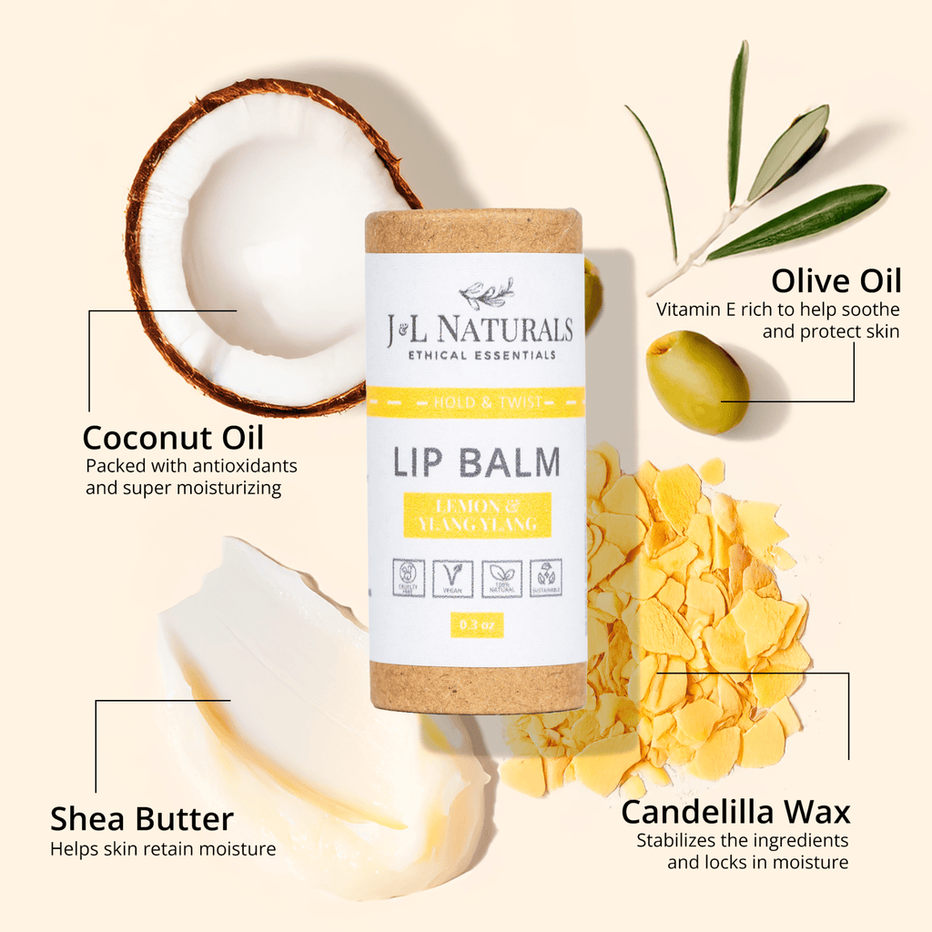 J&L Naturals Lip Balm Duo | Natural Vegan Hydration