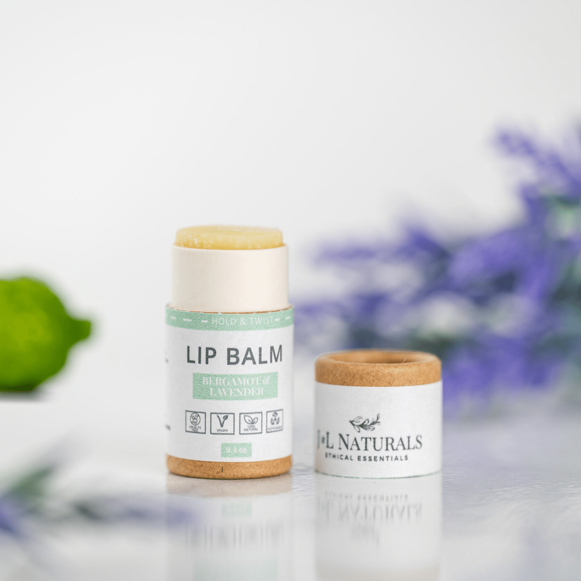 J&L Naturals Lip Balm Duo | Natural Vegan Hydration