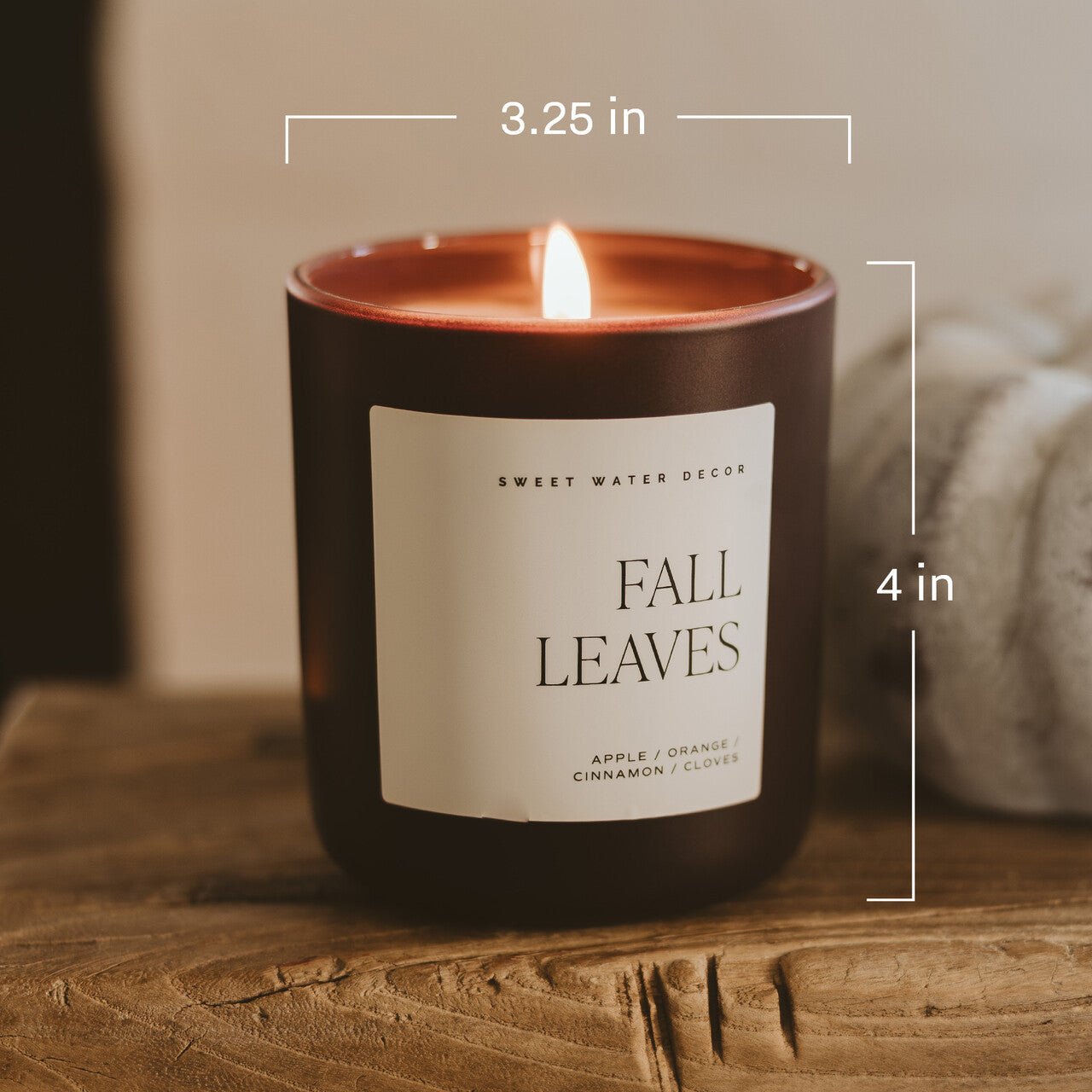 Ube Latte Soy Candle - Brown Matte Jar - 15 oz