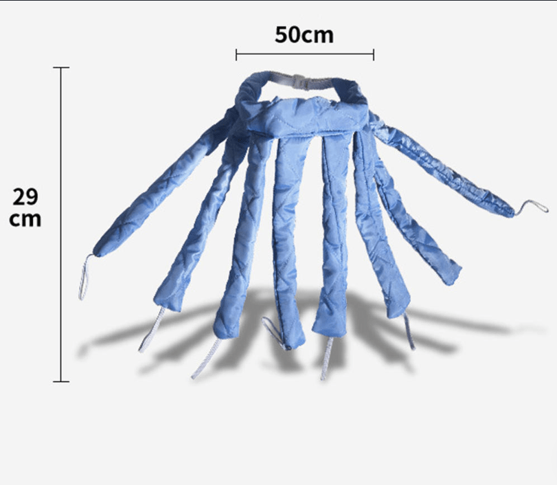 Lazy Hairband Octopus Curling Iron – Heatless Styling for Effortless Elegance