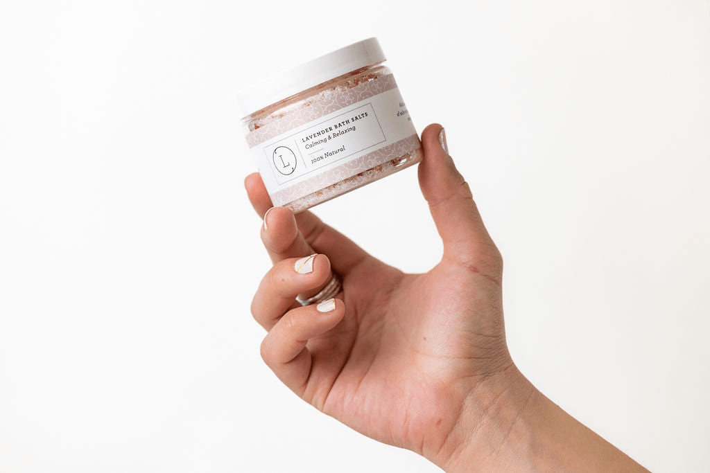 Lizlush Luxury Self-Care Gift Basket - Lavender Natural Spa Set