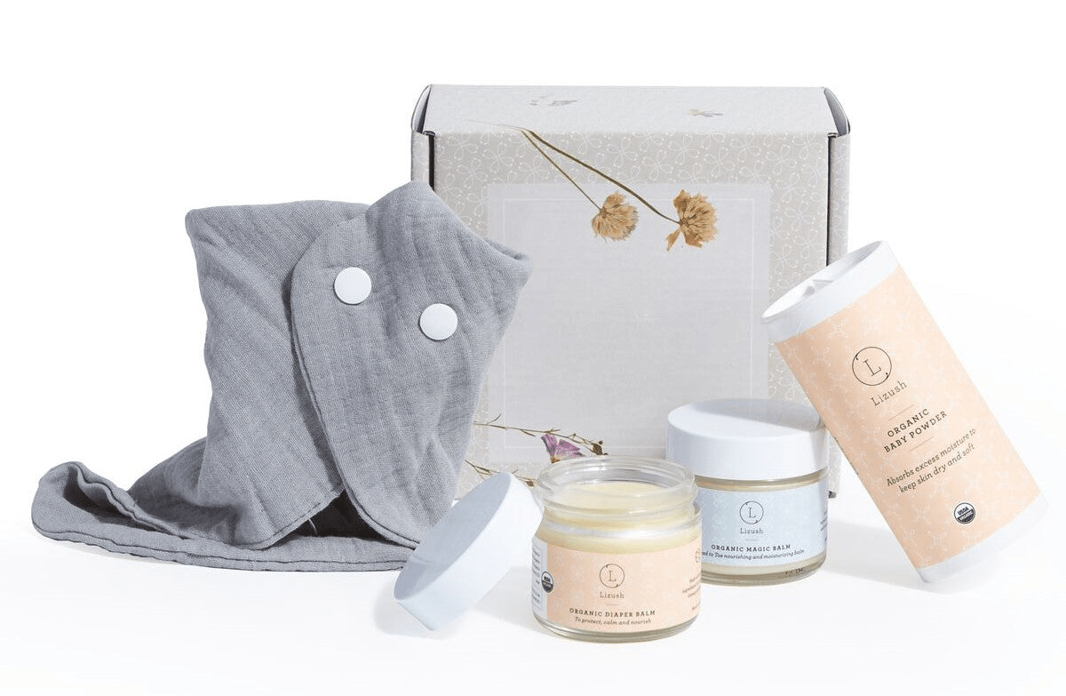 Lizlush Organic New Baby Gift Set – Thoughtful, Natural & USDA-Certified Organic