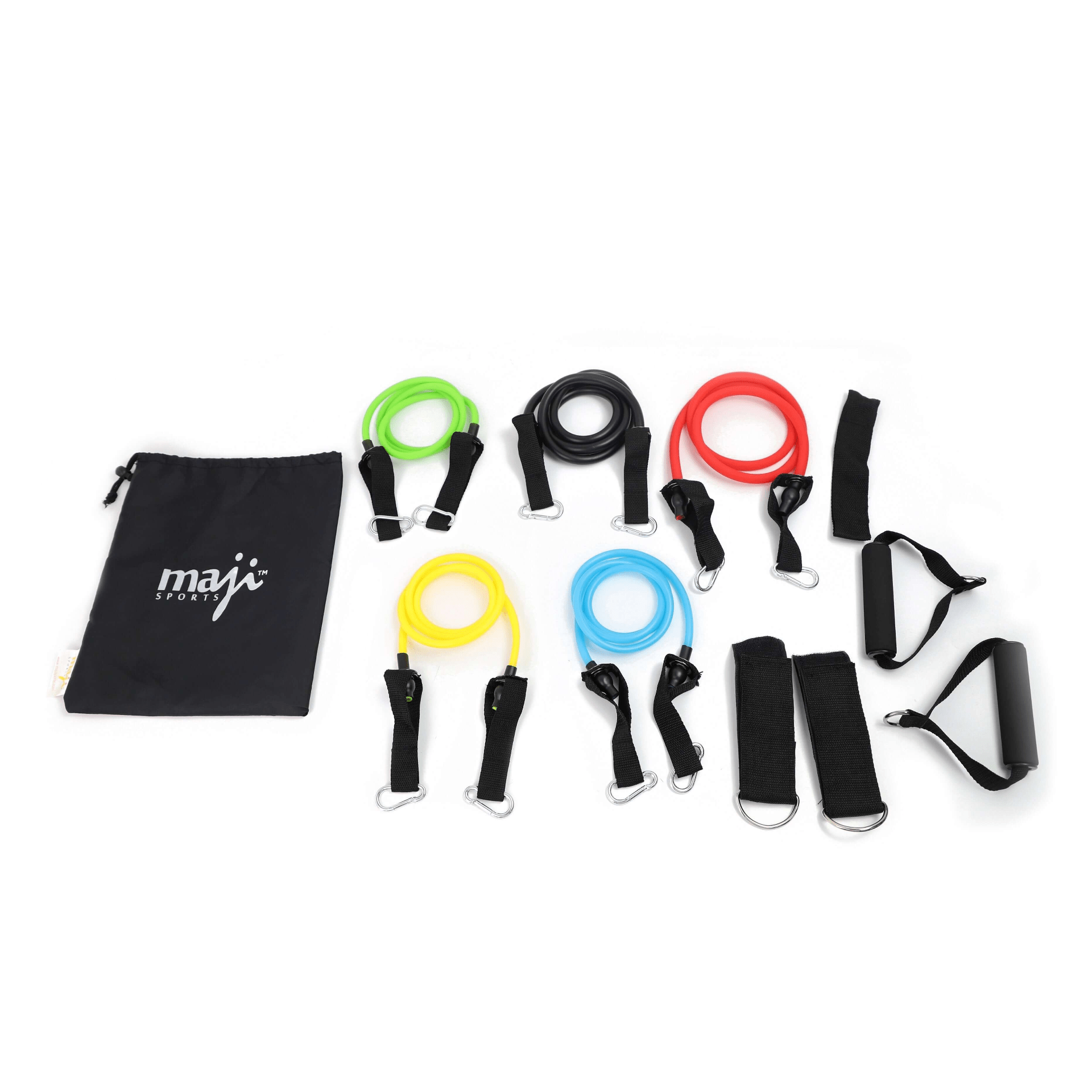 Maji Sports Full Body Workout – Max Resistance Tube Kit for Strength & Mobility