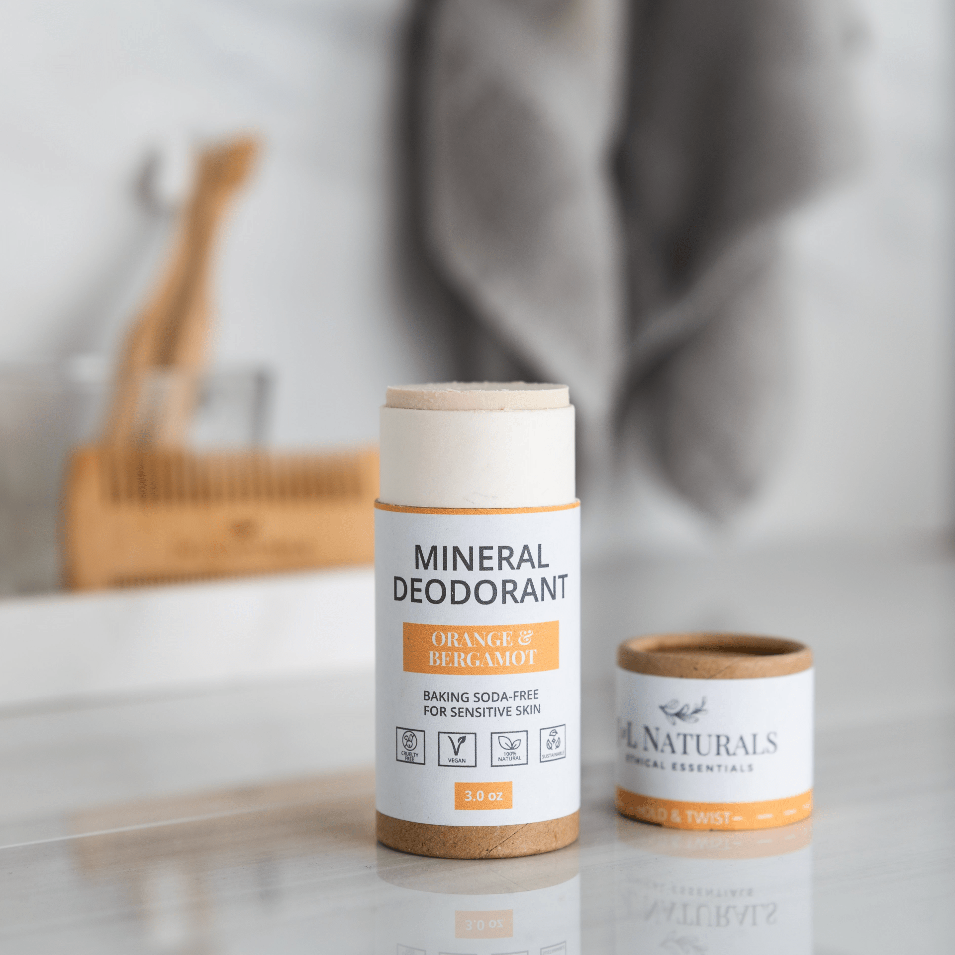 Mineral Deodorant (2-Pack) – Baking Soda-Free for Sensitive Skin