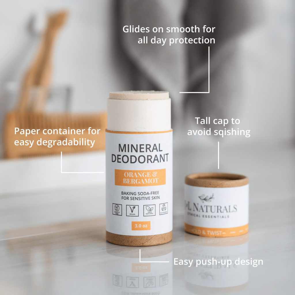 Mineral Deodorant (2-Pack) – Baking Soda-Free for Sensitive Skin