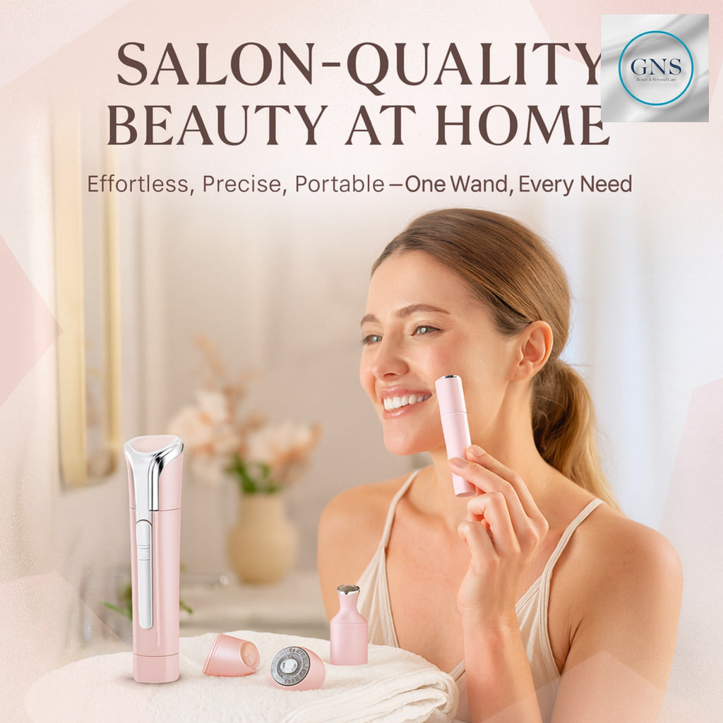Multifunctional 4-In-1 Hair Removal & Grooming Device - Cordless & Rechargeable
