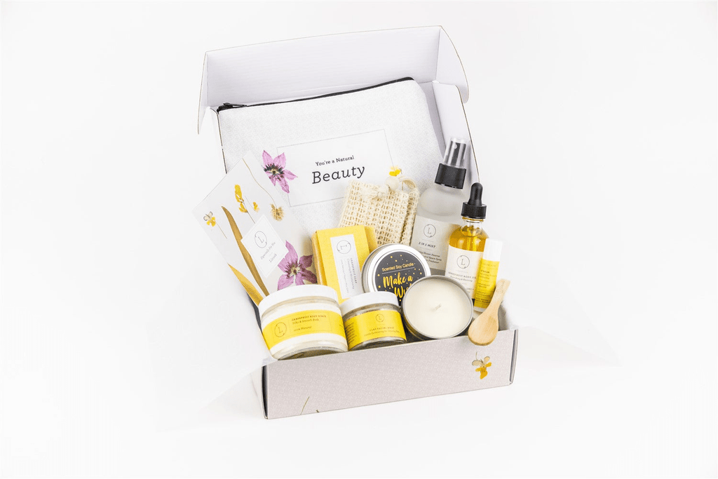 Natural Citrus Bath & Body Gift Box | Handcrafted Luxurious Spa Set