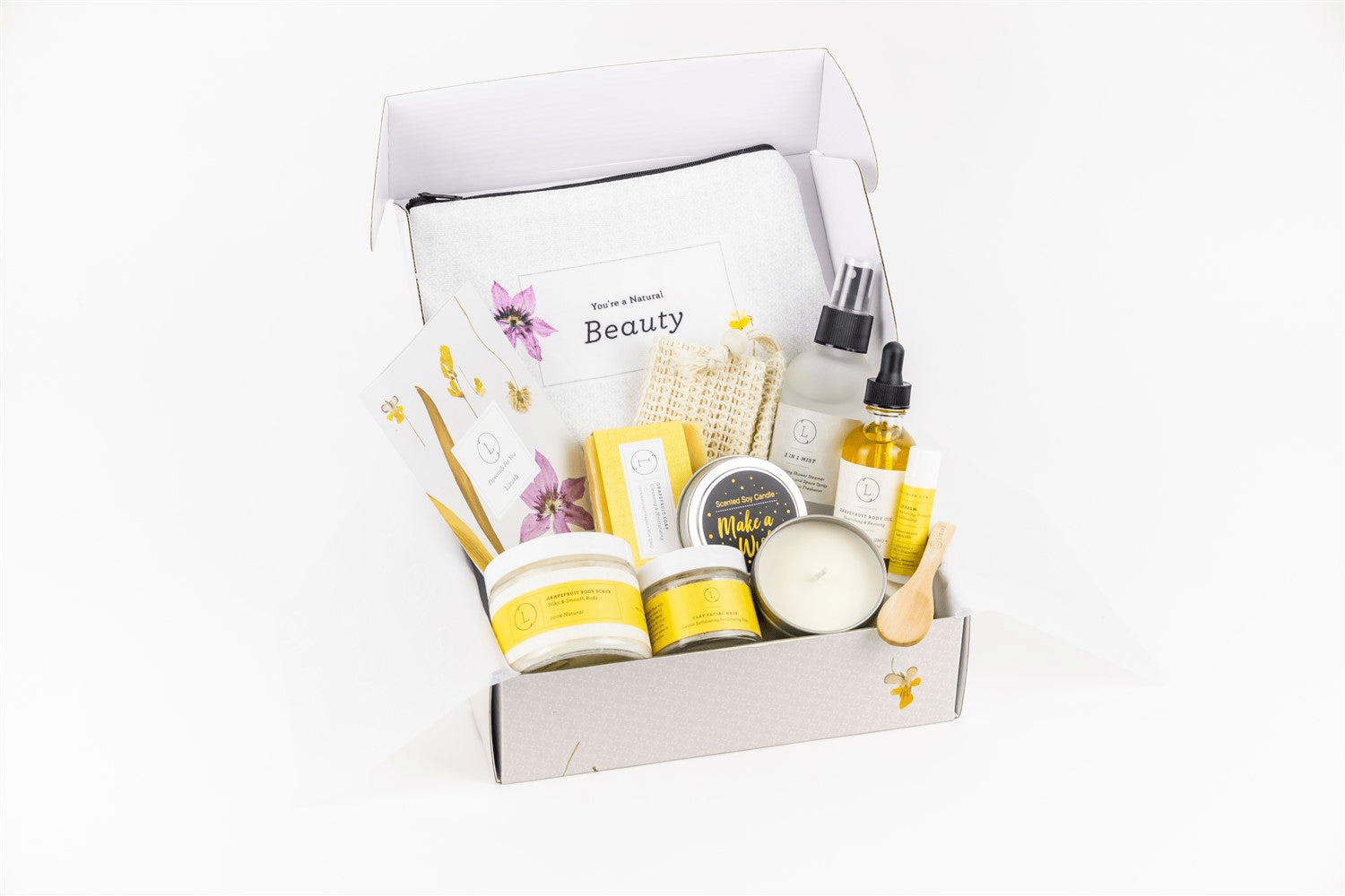 Natural Citrus Bath & Body Gift Box | Handcrafted Luxurious Spa Set