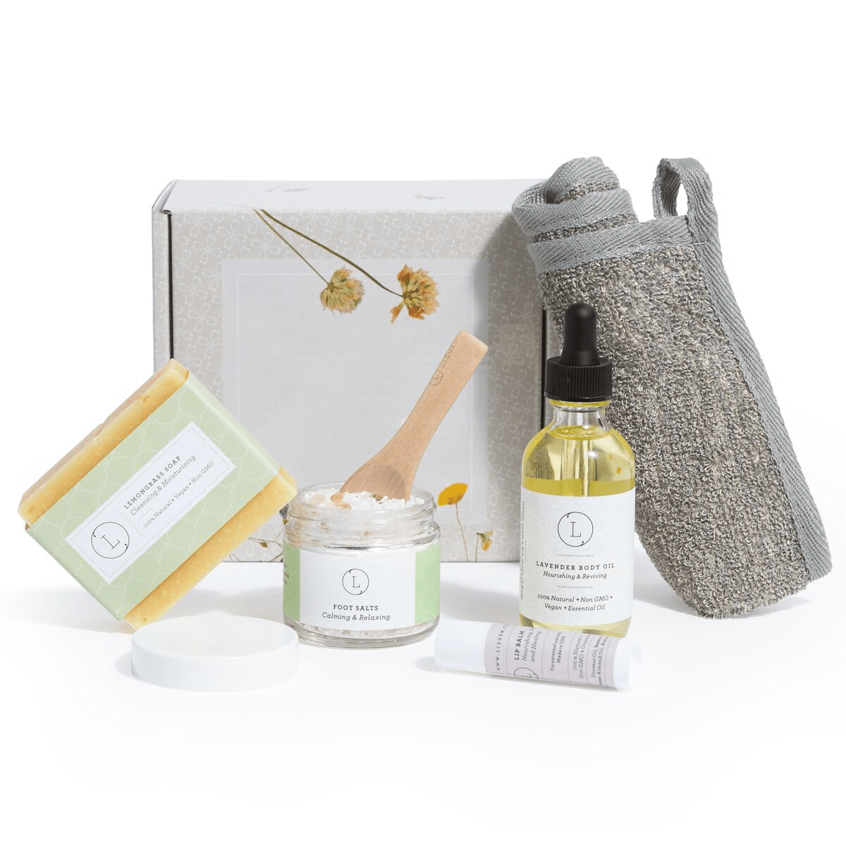 Lizlush Natural Citrus Skincare Gift Set