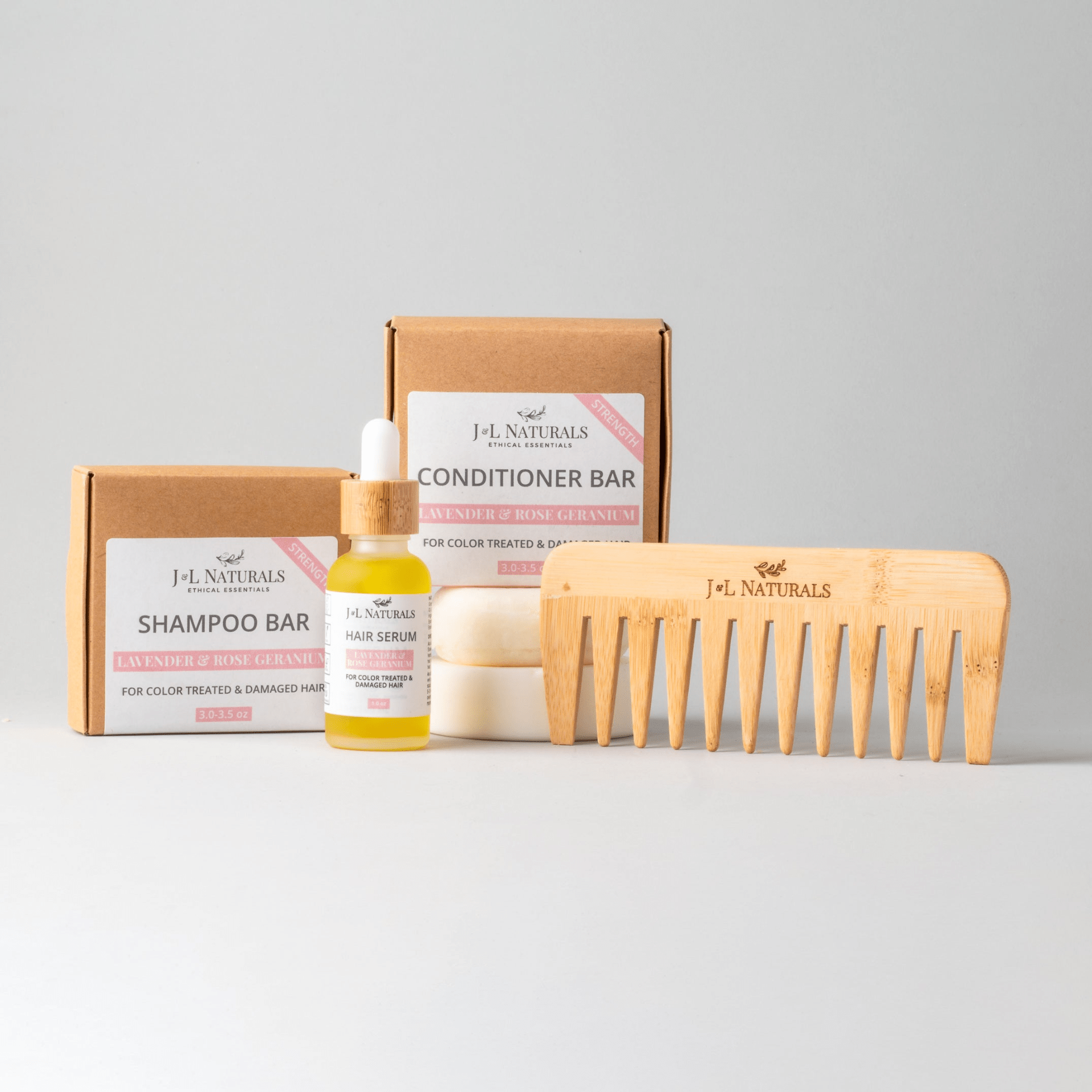 Natural Hair Care Kit - Essentials 4-Piece Set
