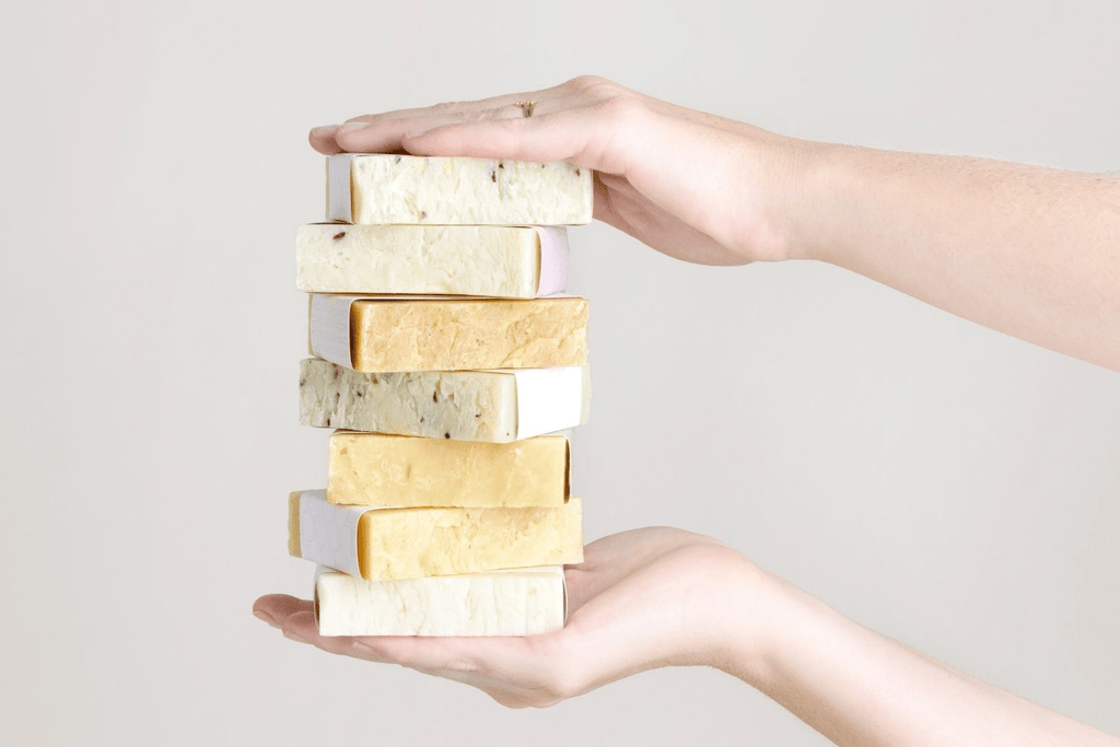 Natural Handmade Soap Gift Set, 6 Vegan Bars