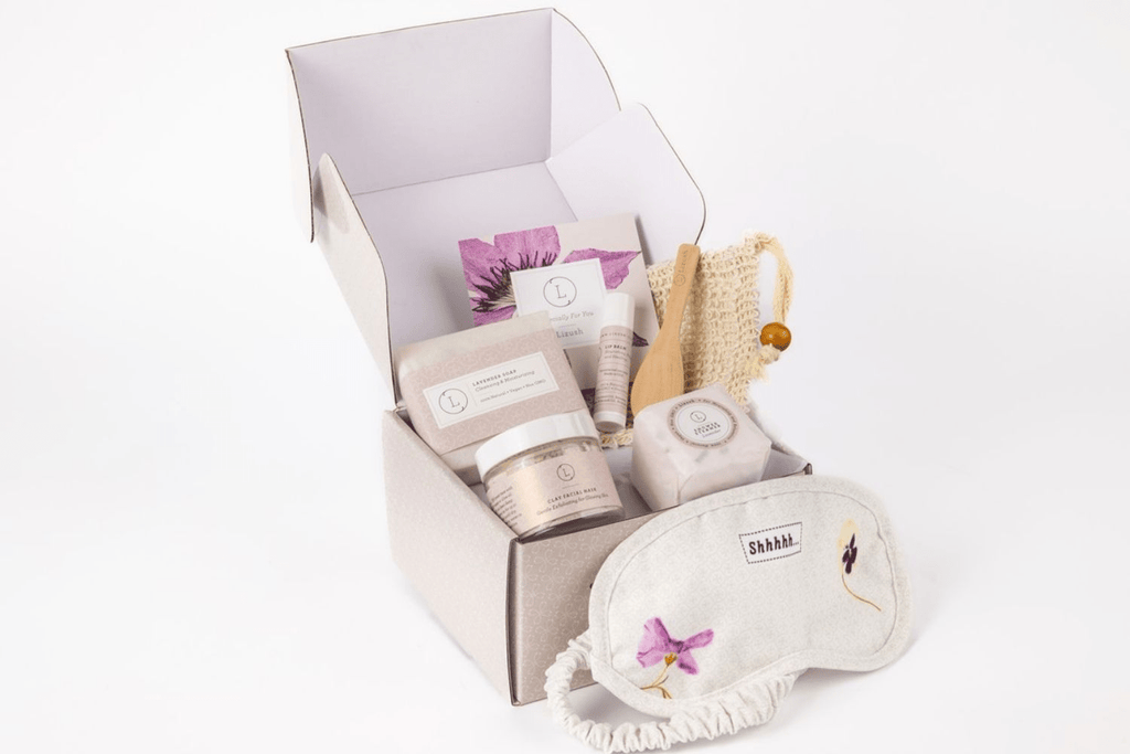 Natural Lavender Gift Set - Luxurious Skincare & Relaxation Box