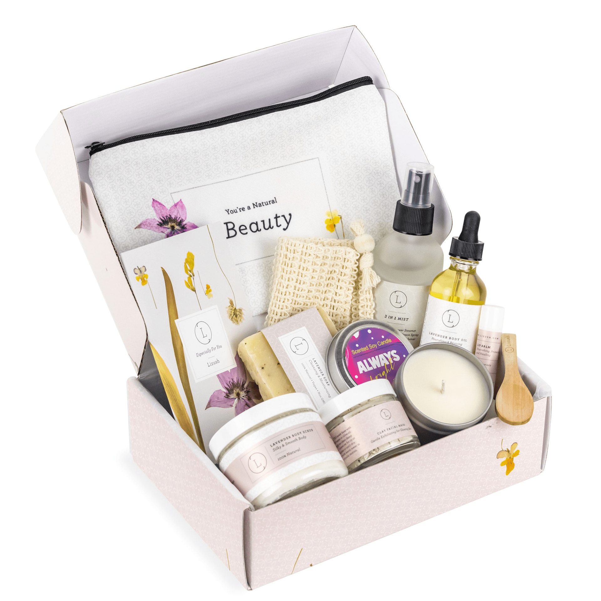 Lavender Spa Gift Box with Personalized Touch
