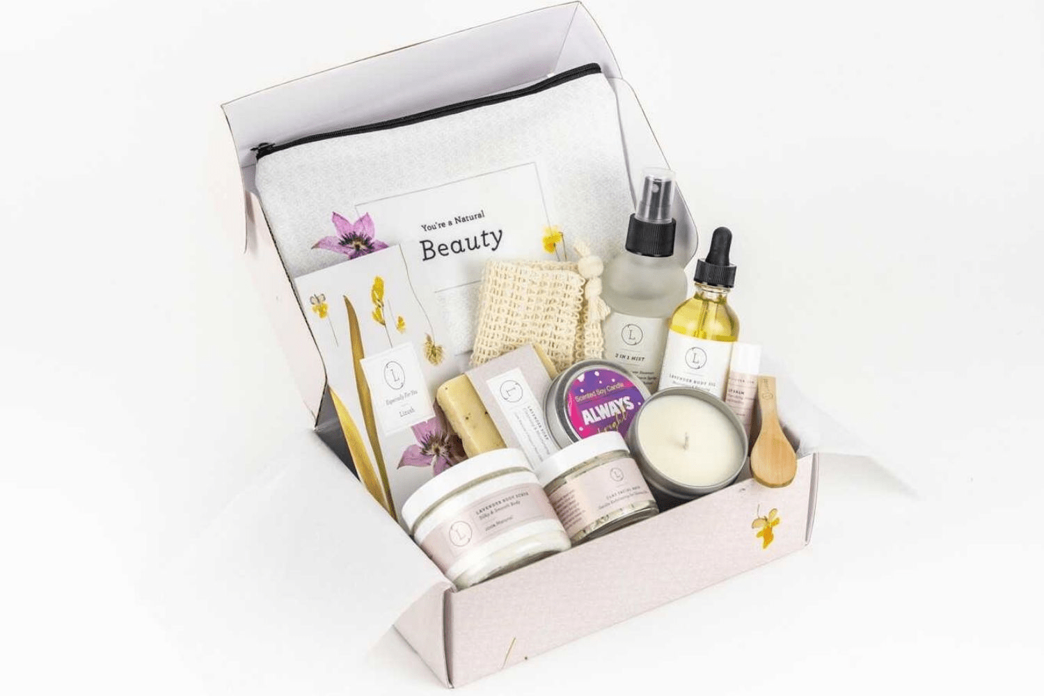 Lavender Spa Gift Box with Personalized Touch