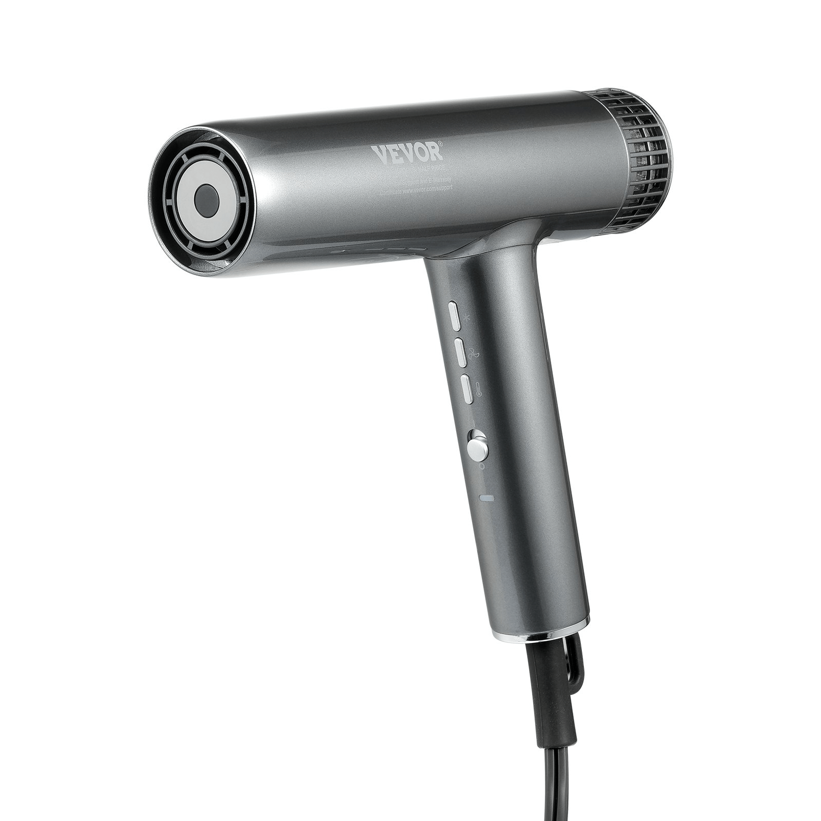 Negative Ion Hair Dryer, 98,000 RPM High‑Speed Brushless, Lightweight with Nozzles & Diffuser