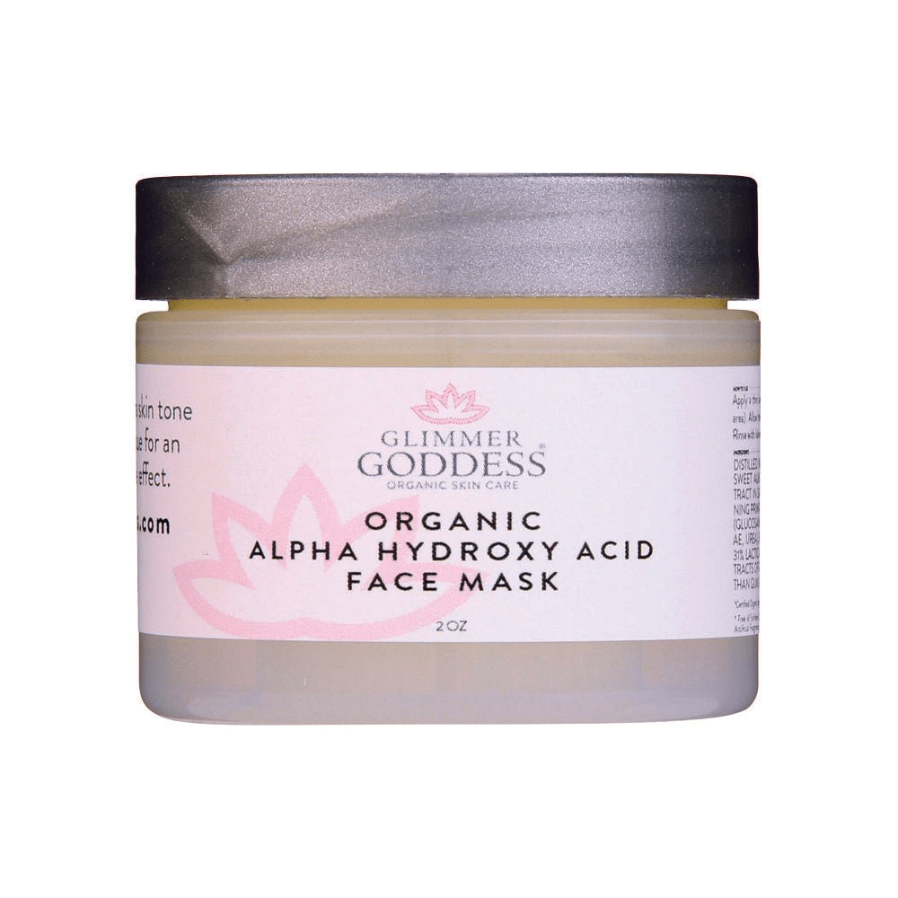 Organic Alpha Hydroxy Acid Renewing Face Mask for Glowing Skin