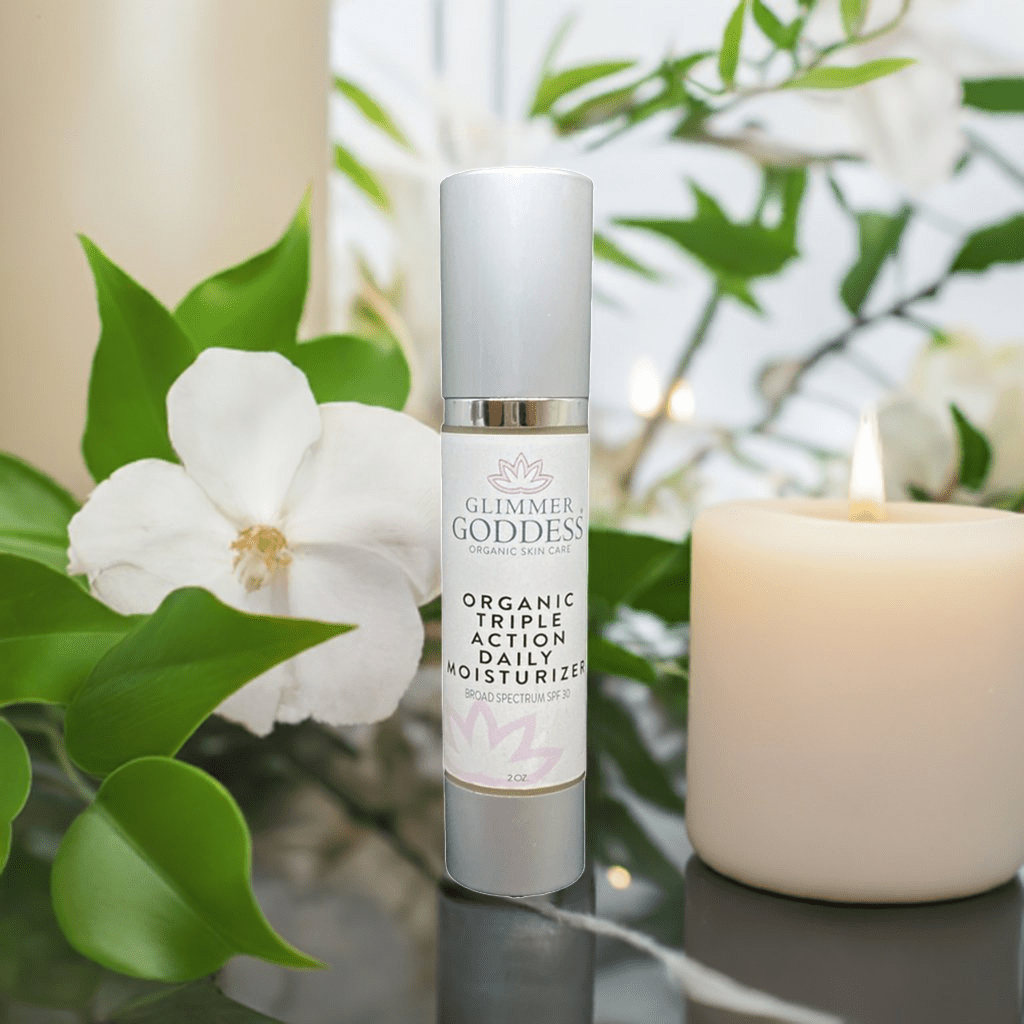 Organic Face Moisturizer with SPF 30 - Nourish, Protect & Glow