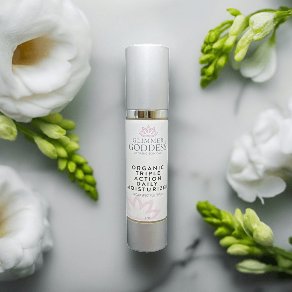 Organic Face Moisturizer with SPF 30 - Nourish, Protect & Glow