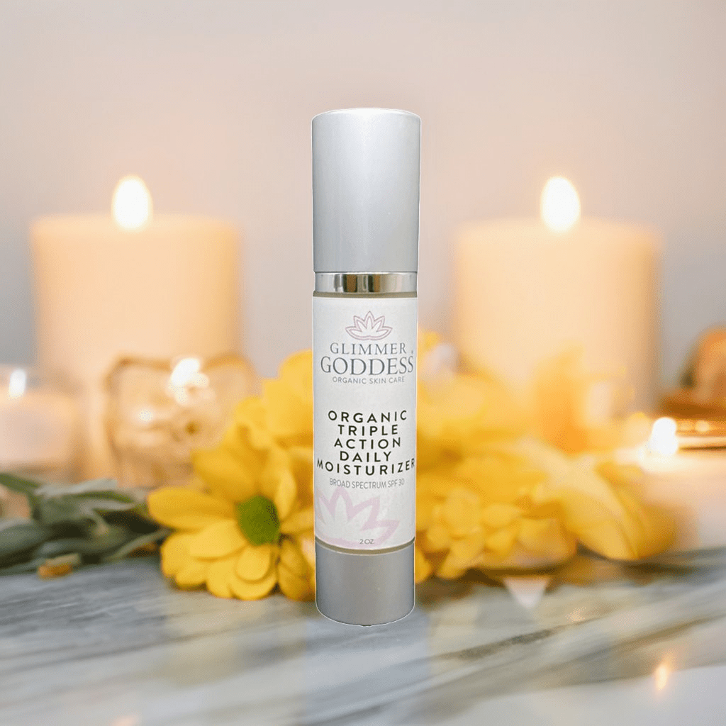 Organic Face Moisturizer with SPF 30 - Nourish, Protect & Glow