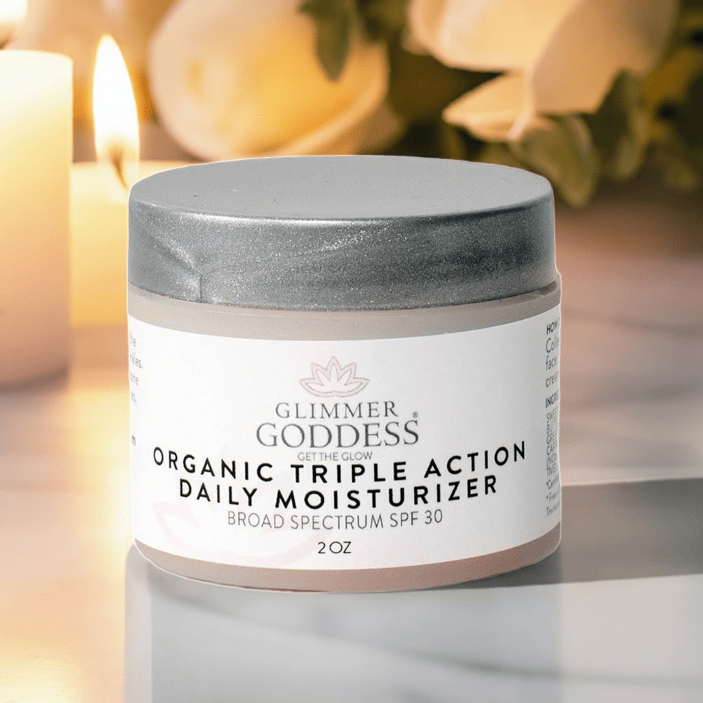 Organic Face Moisturizer with SPF 30 - Nourish, Protect & Glow