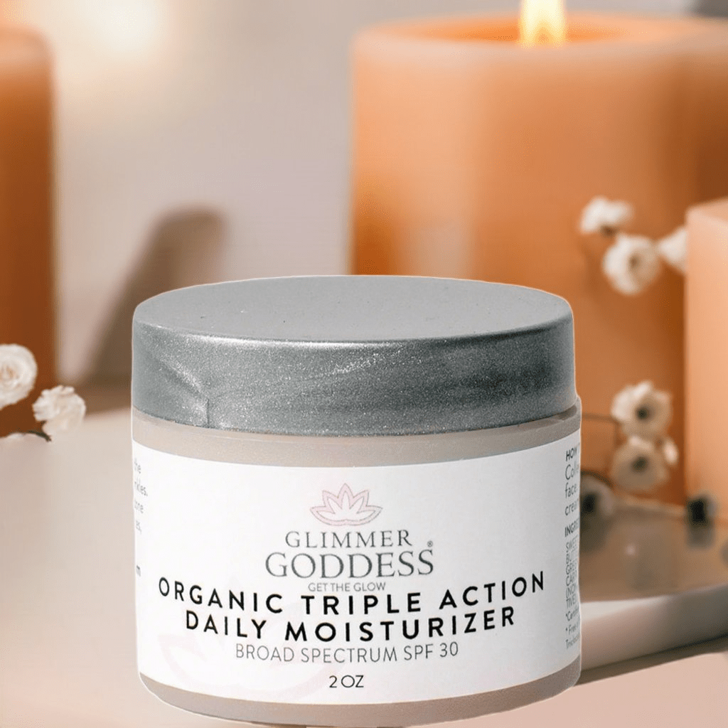 Organic Face Moisturizer with SPF 30 - Nourish, Protect & Glow