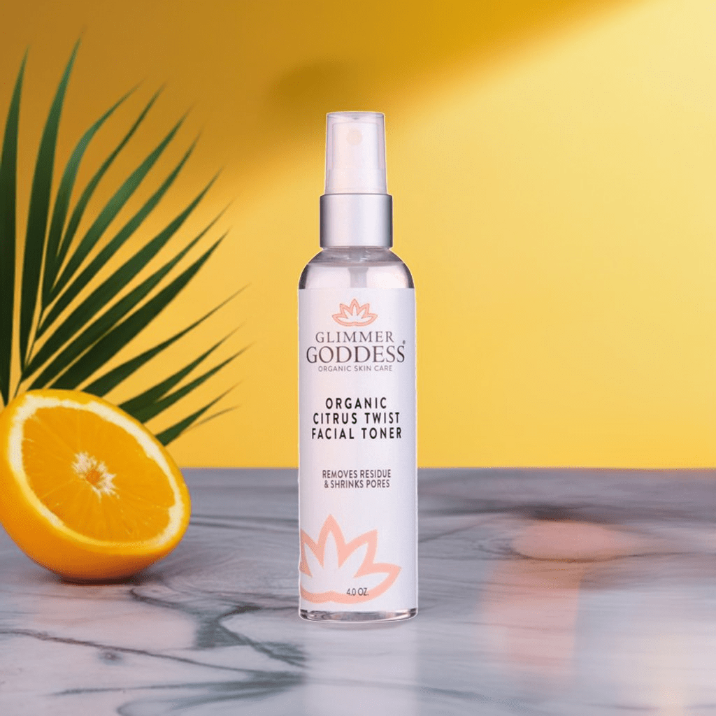 Organic Rose Water Toner with Citrus - Hydrate & Glow Naturally