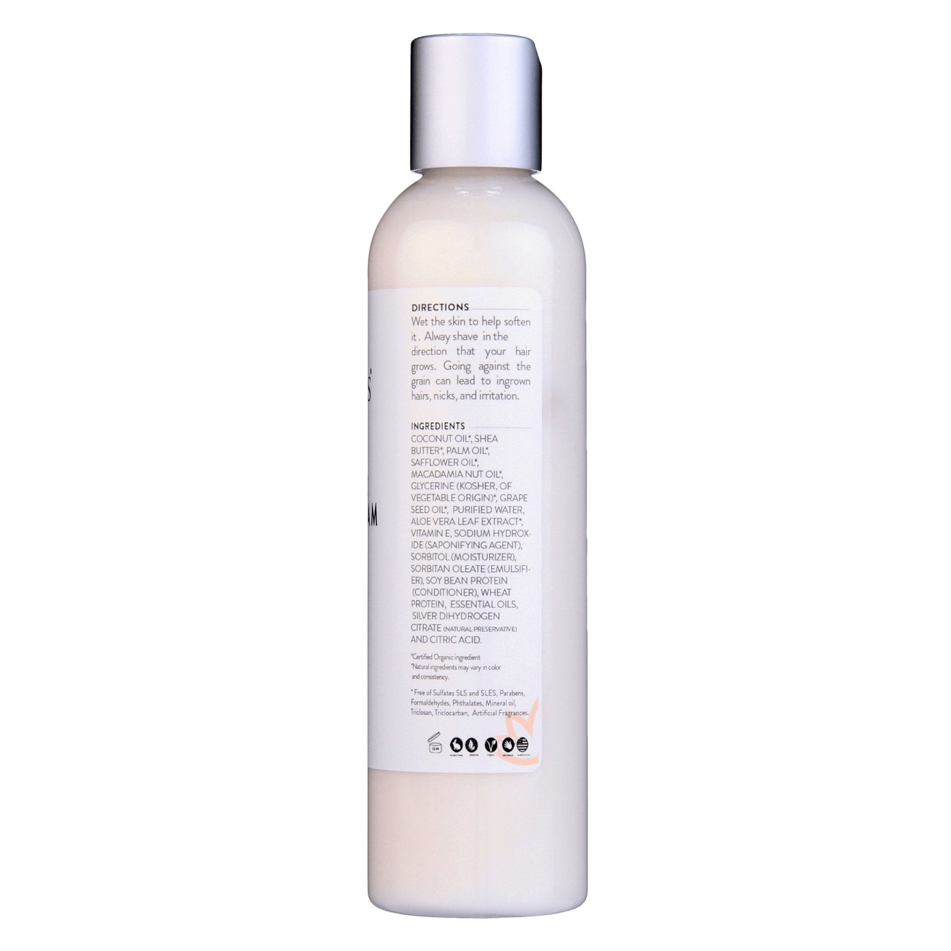 Organic Shaving Cream for Sensitive Skin | Soothing Aloe & Shea Butter