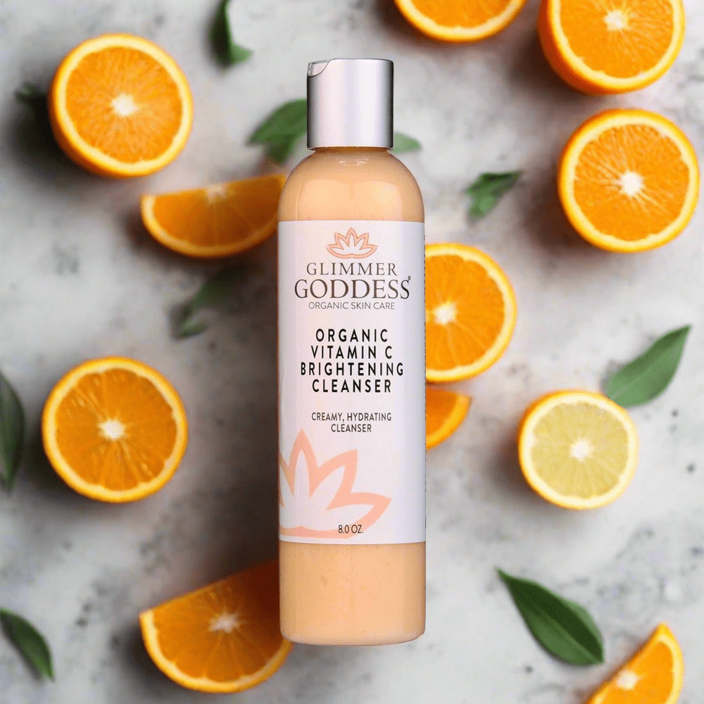 Organic Vitamin C Face Cleanser - Brightening & Hydrating (8 oz.)