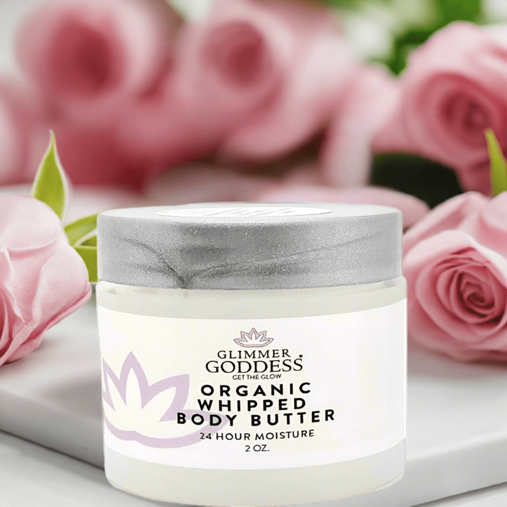 Organic Whipped Shea Body Butter - Compact Travel Size 2 oz