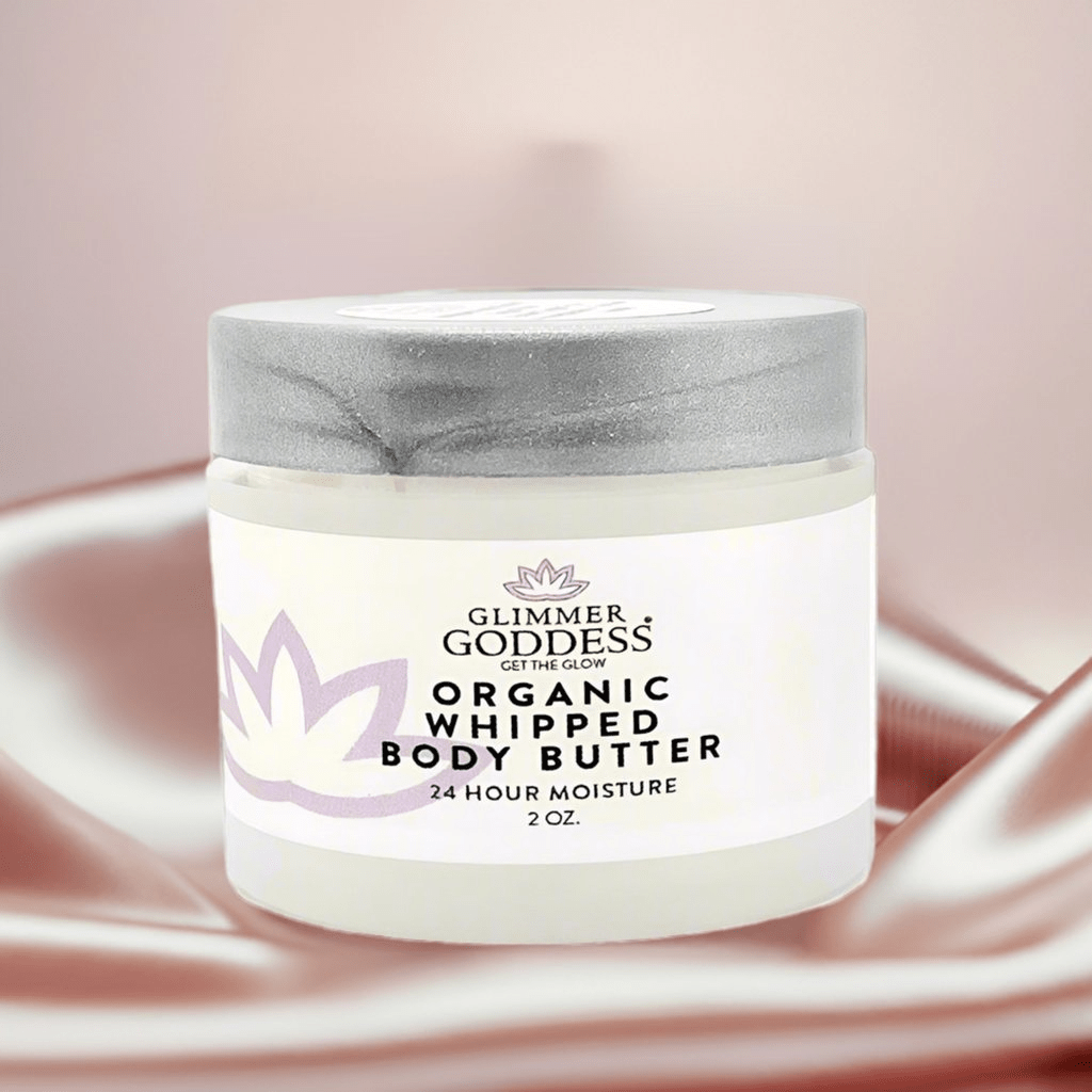 Organic Whipped Shea Body Butter - Compact Travel Size 2 oz
