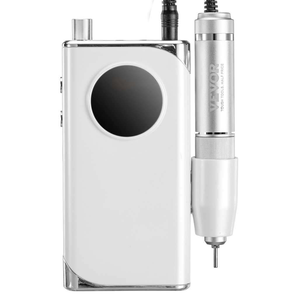 Portable Nail Drill 40000 RPM Cordless by VEVOR | LCD Control + 6 Bits