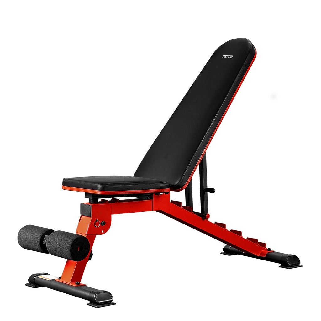 Adjustable Weight Bench for Home Gym, Heavy-Duty Foldable