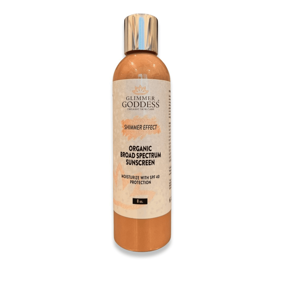 Reef-Safe Sunscreen SPF 40 - Glimmer Goddess Organic Shimmer Lotion