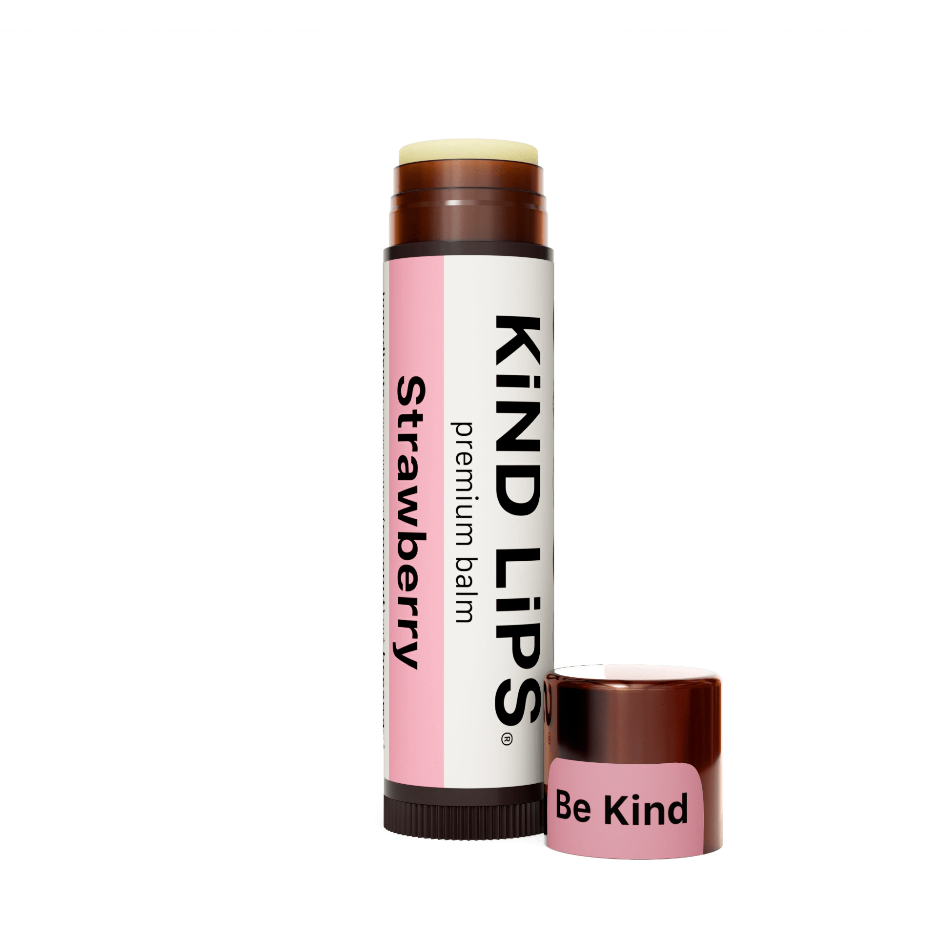 Kind Lips Strawberry Lip Balm (10-Pack) - All-Day Hydration & Organic Formula