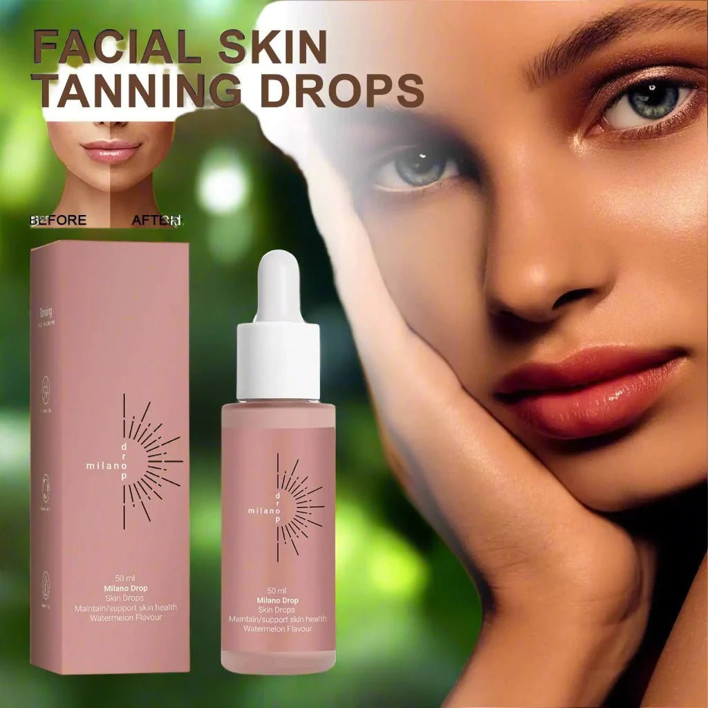 Tanning Face & Body Serum – Dark Bronzer & Fine Line Repair for a Natural Glow