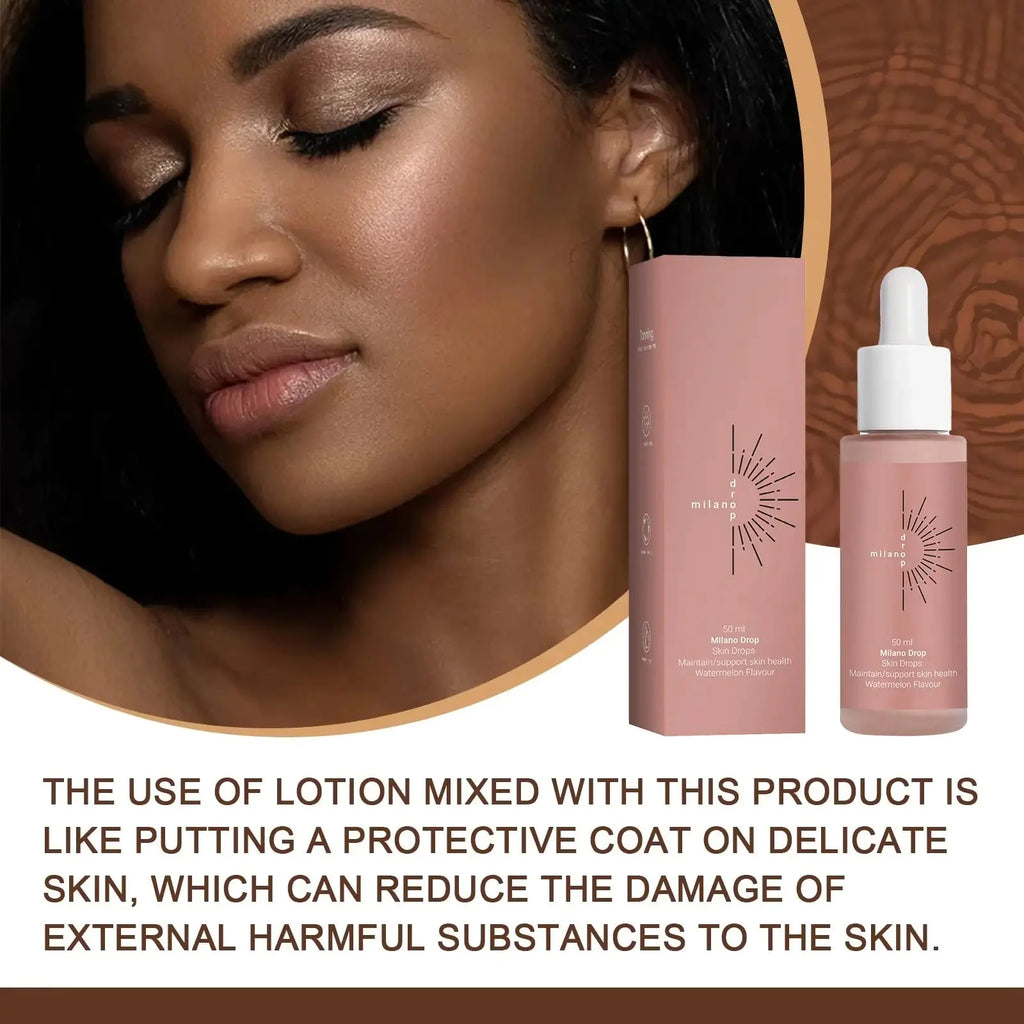 Tanning Face & Body Serum – Dark Bronzer & Fine Line Repair for a Natural Glow