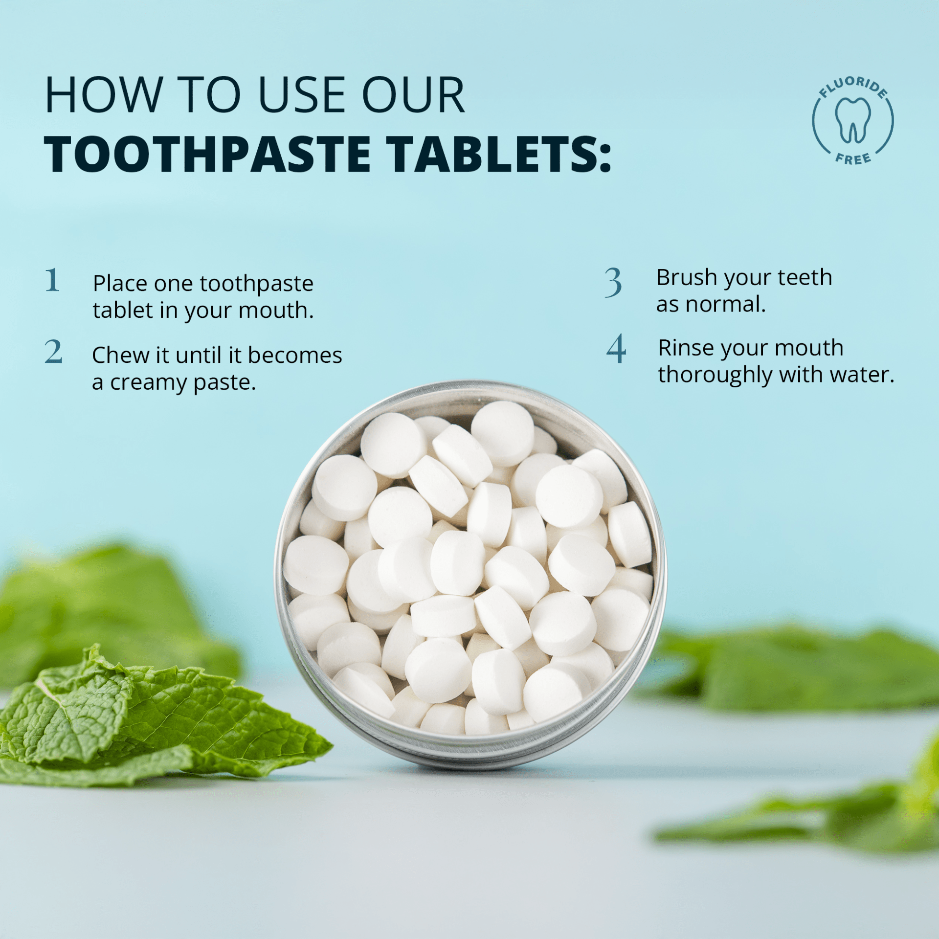 Toothpaste Tablets – A Fresh, Eco-Friendly Upgrade for Your Oral Care