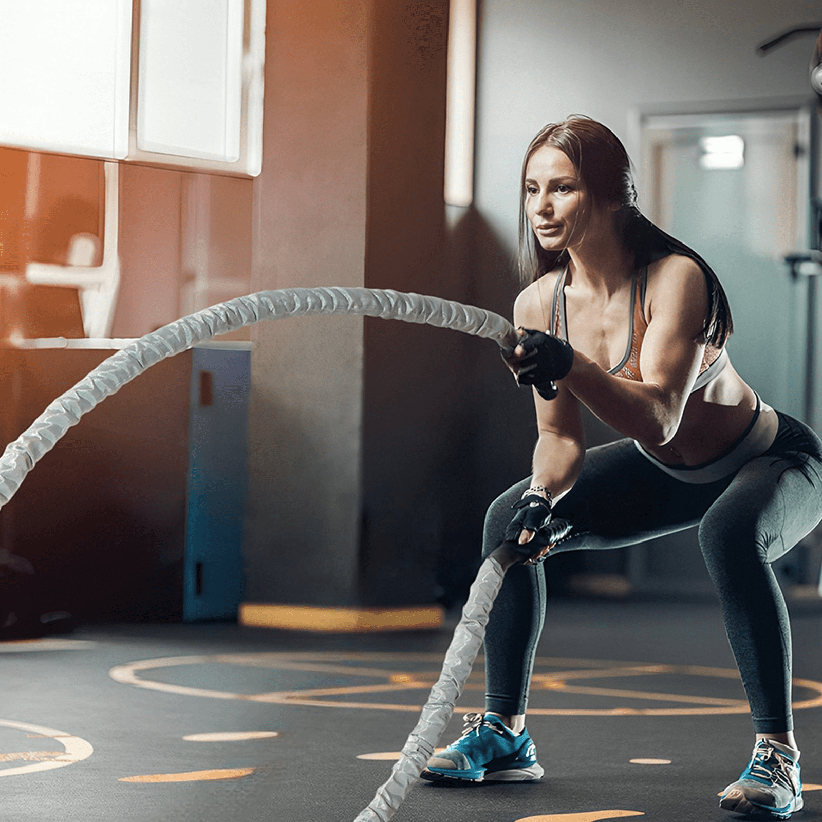 VEVOR Battle Rope 1.5 in x 30 ft for Strength & Conditioning