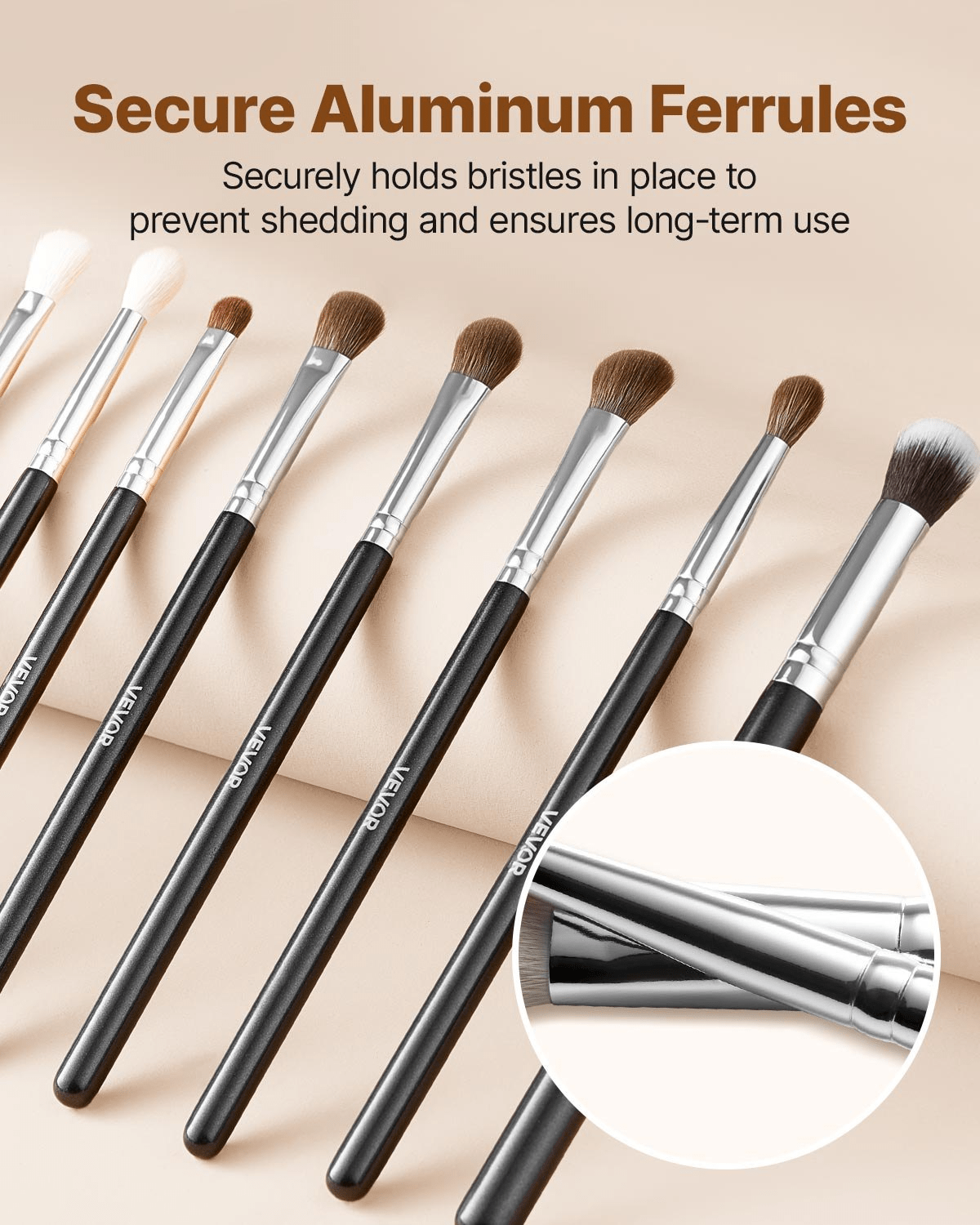 VEVOR Makeup Brush Set 34 Piece – Luxe, Pro-Grade Precision