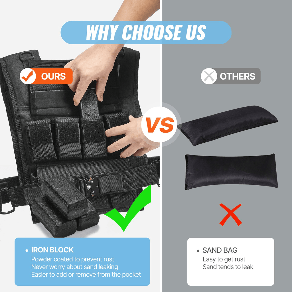 35lb Adjustable Weighted Vest | Strength Training & Running