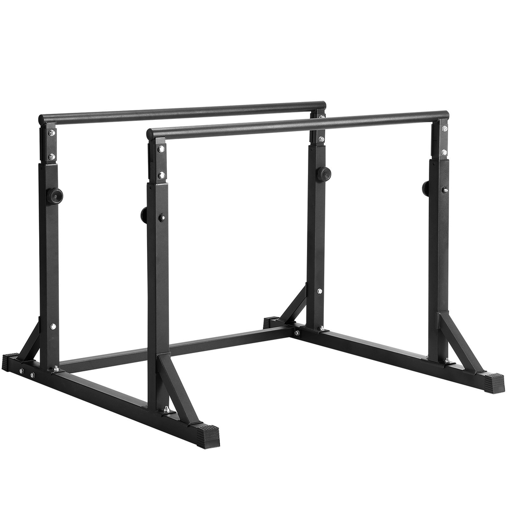 VEVOR Heavy Duty Dip Station, 800 lb Adjustable Strength Training Bar for Home Gym