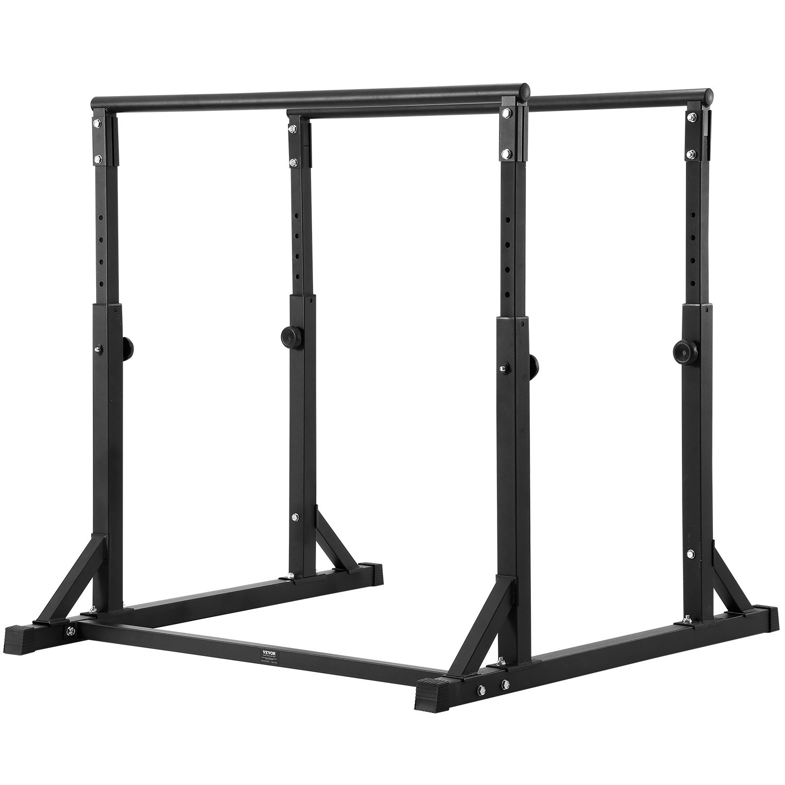 VEVOR Heavy Duty Dip Station, 800 lb Adjustable Strength Training Bar for Home Gym