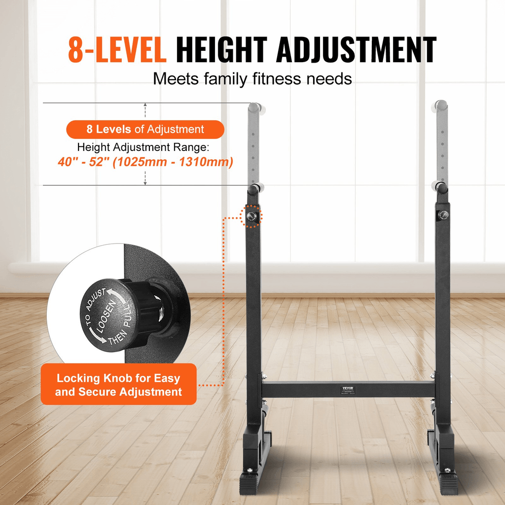 VEVOR Adjustable Dip Bar – Heavy-Duty Strength Training for Home & Gym Workouts