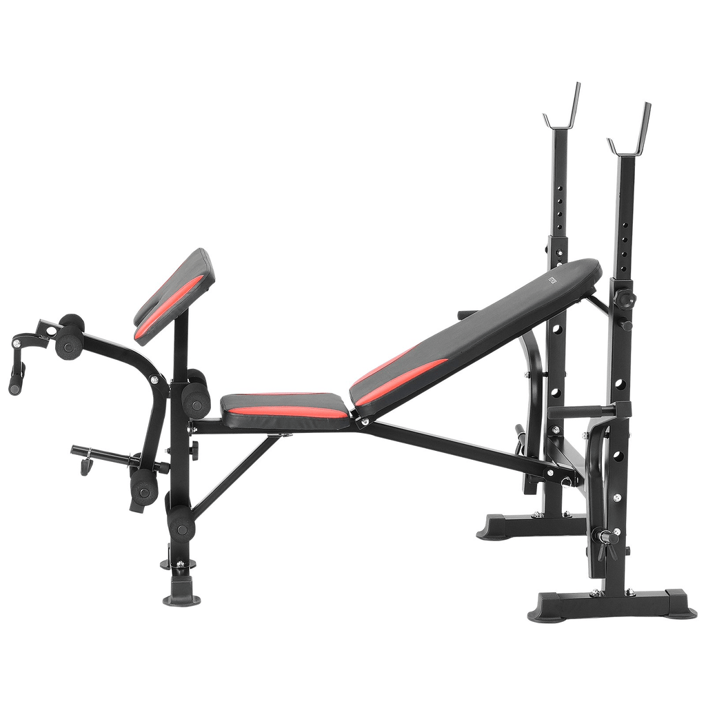 VEVOR Adjustable & Foldable Weight Bench - All-in-One Home Gym Sit-Up Bench