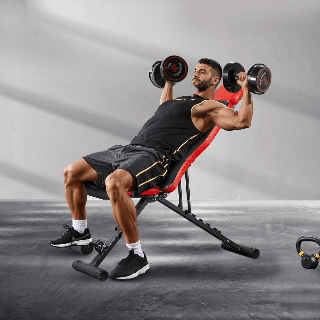 VEVOR Adjustable Weight Bench - Sit-Up Bench for Home Gym