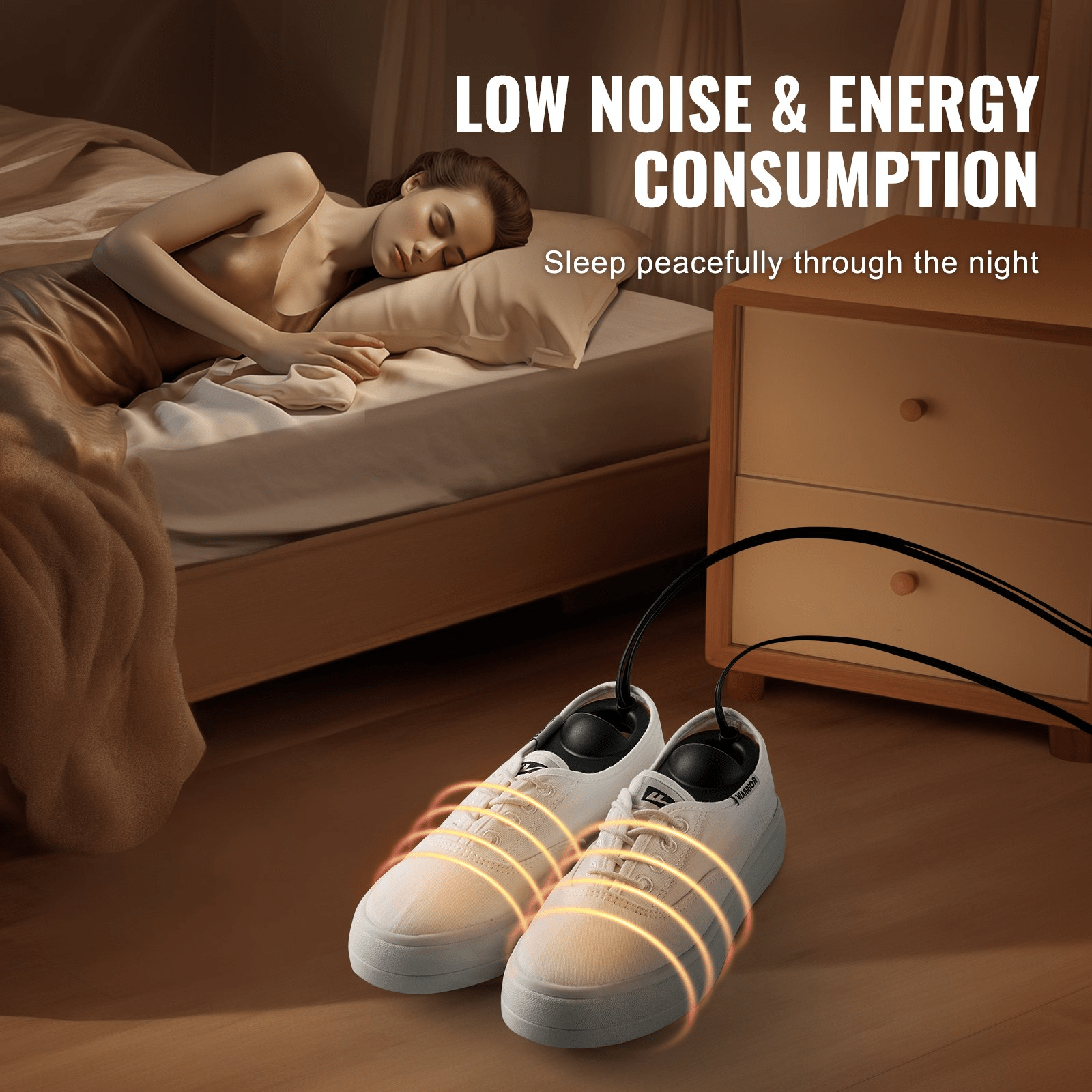 VEVOR Boot and Shoe Dryer | Portable, Low-Heat Odor Control